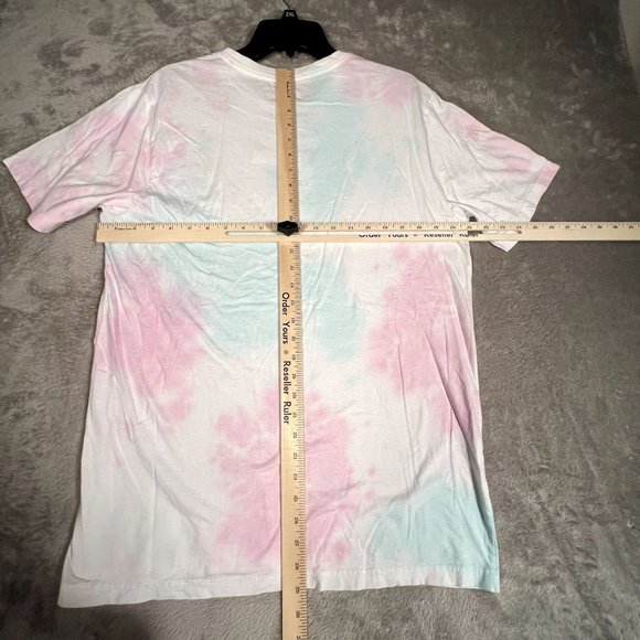 RVCA Shirt Men's Medium Tie Dye Multicolor Short Sleeve Shirt - Picture 5 of 5